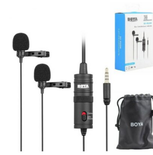 Dual Omnidirectional Lavalier Microphone