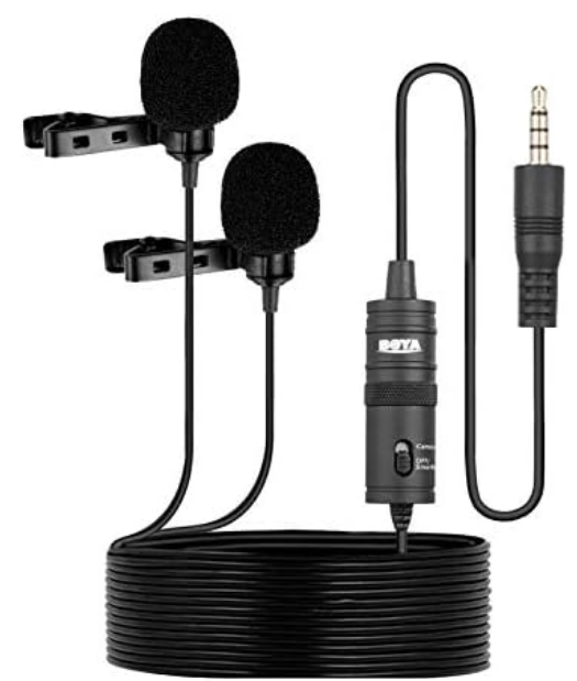 Dual Omnidirectional Lavalier Microphone